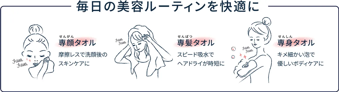 毎日の美容ルーティーンを快適に